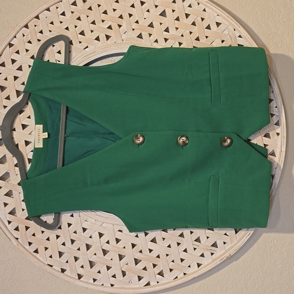 Promesa Beautifully Bespoke Three-Button Suit Vest Kelly green small $54 - Picture 11 of 12